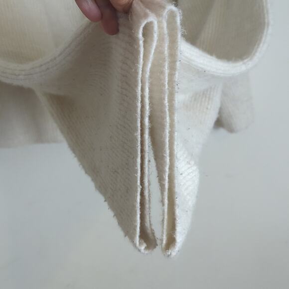 Cozy Cropped Beachy Knit Button Down Wool Blend Cardigan Women's Size XXL - Picture 3 of 8